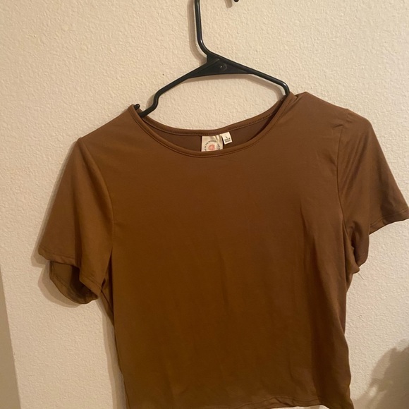 brown crop top - Picture 1 of 2